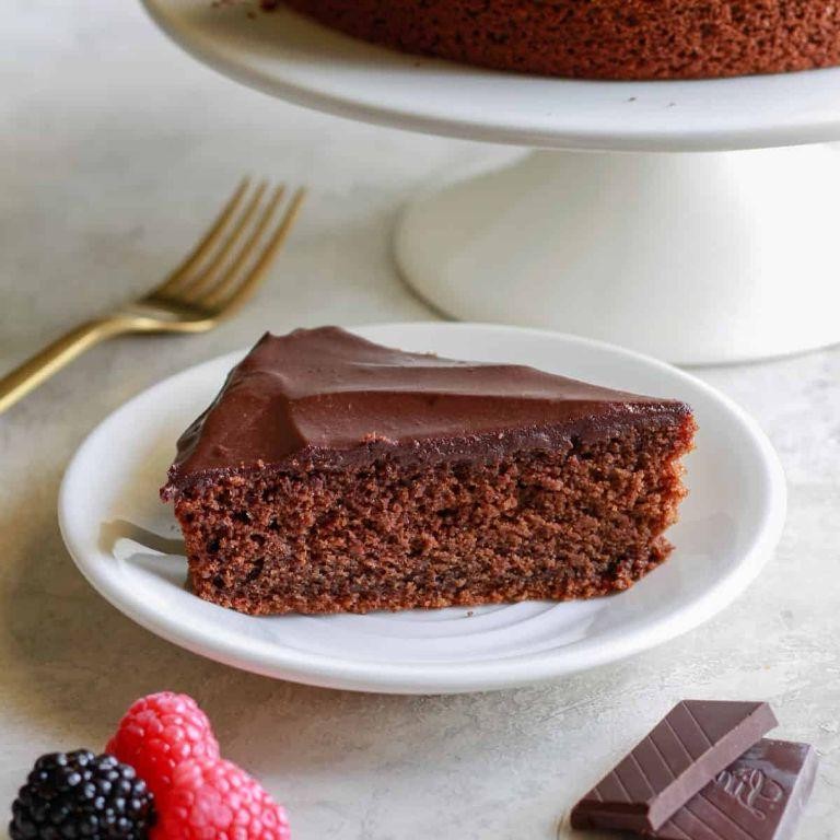 Oat Flour Chocolate Cake
