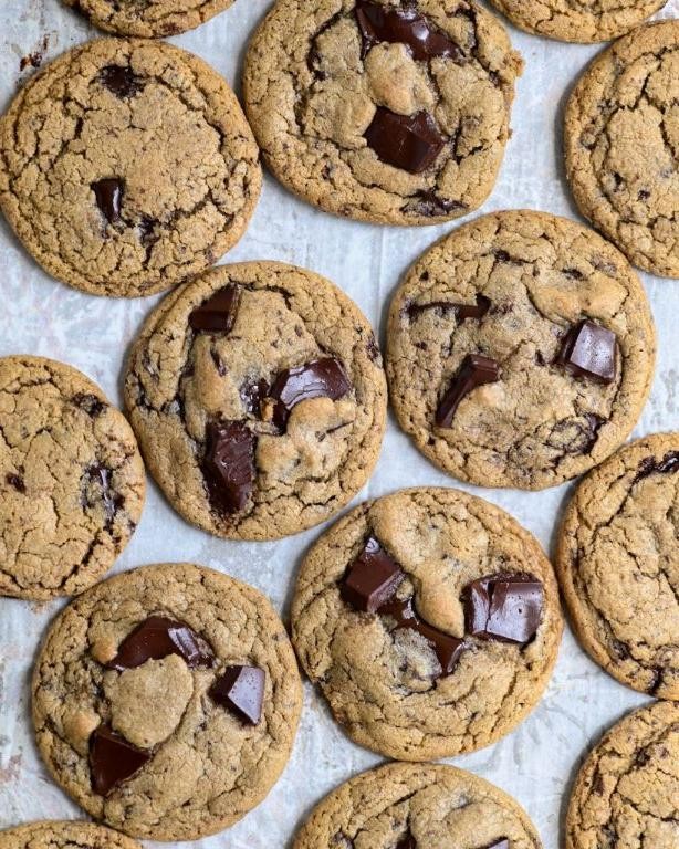 Oat Flour Chocolate Chip Cookies