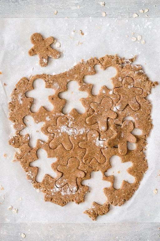 Oat Flour Gingerbread Cookies