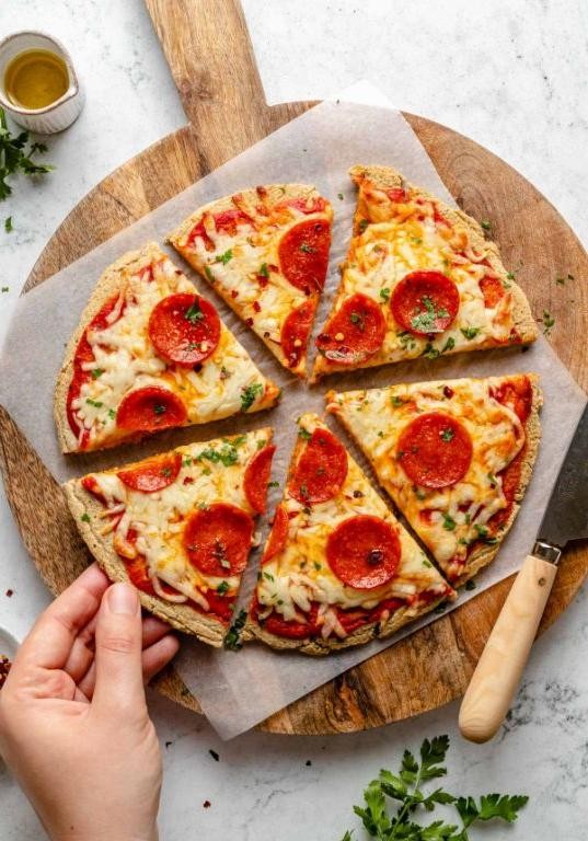 Oat Flour Pizza Crust