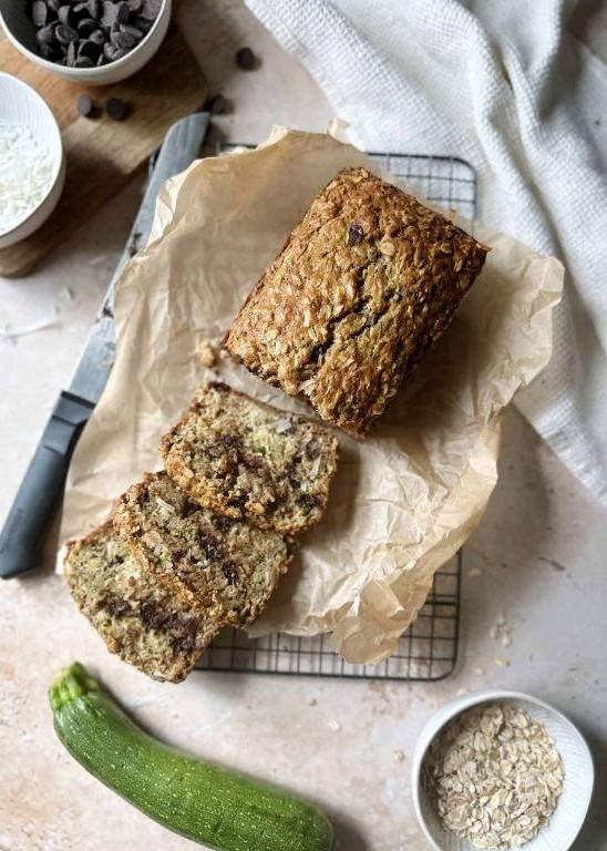Oat Flour Zucchini Bread