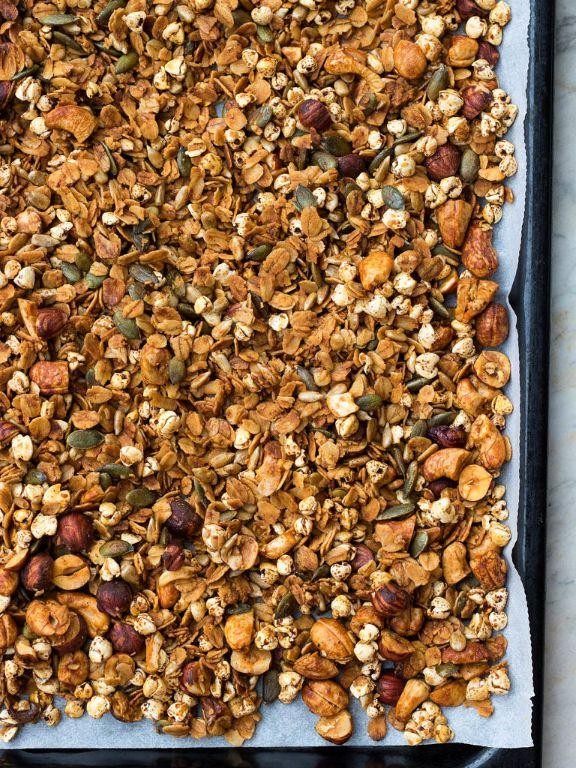 Olive Oil and Honey Granola