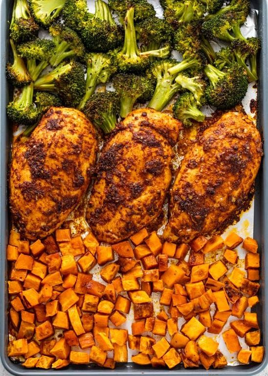 One-Pan Chicken and Sweet Potato Bake