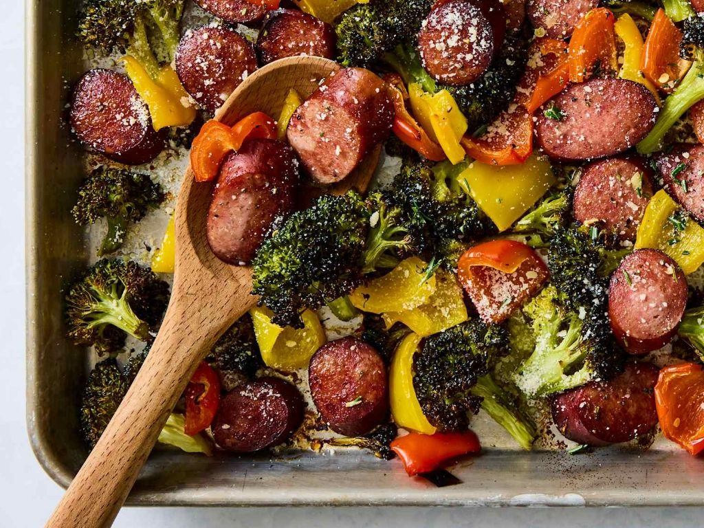One-Pan Smoked Sausage and Veggies