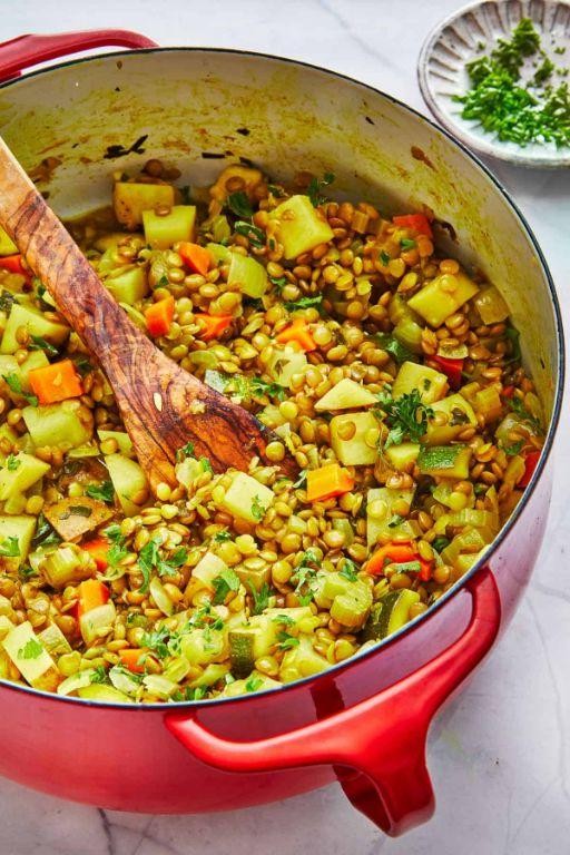 One-Pot Dutch Oven Lentil Soup