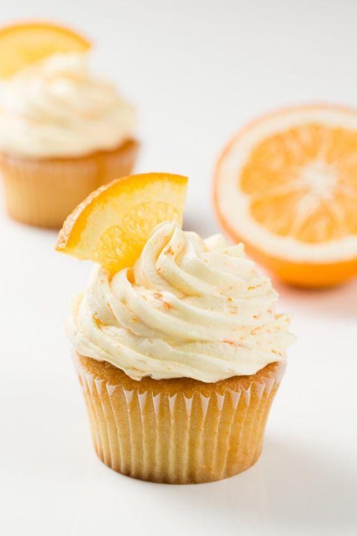 Orange Whipped Buttercream Frosting