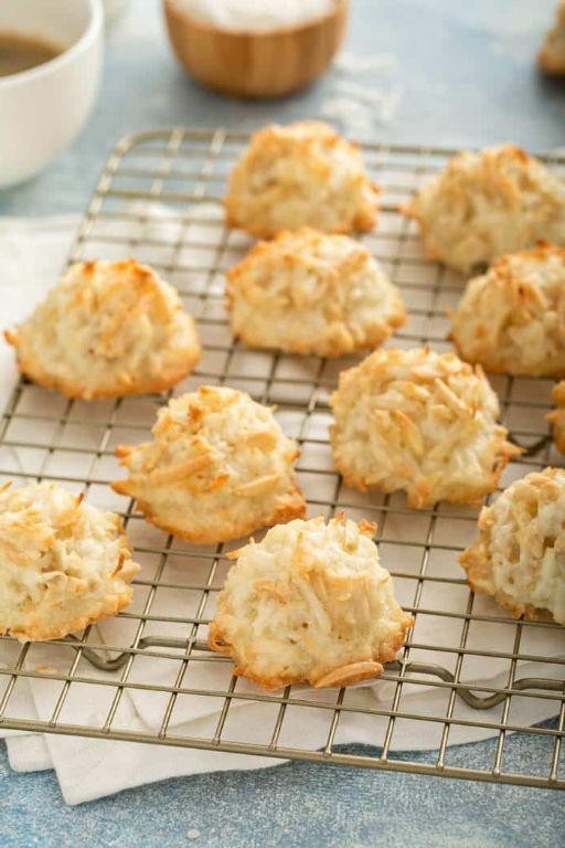 Orgeat Syrup Coconut Macaroons