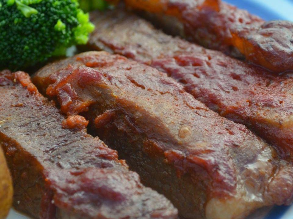 Oven-Barbecue Round Steak