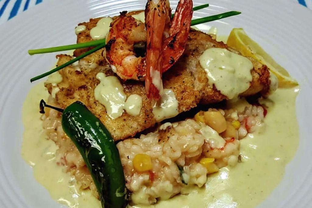 Pan-Seared Snook with Garlic and Herbs