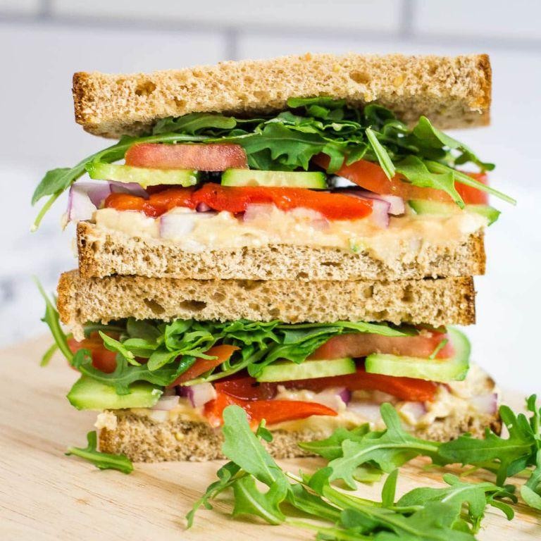 Panera Bread Mediterranean Veggie Sandwich