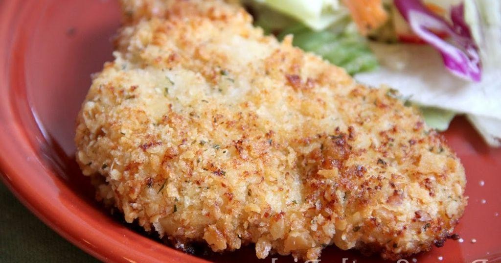 Panko Chicken Breast with Spicy Ranch Dressing