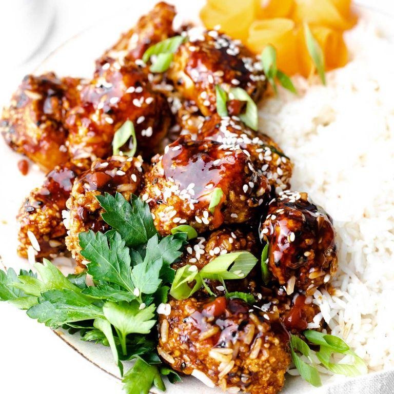 Panko Chicken Breast with Teriyaki Glaze
