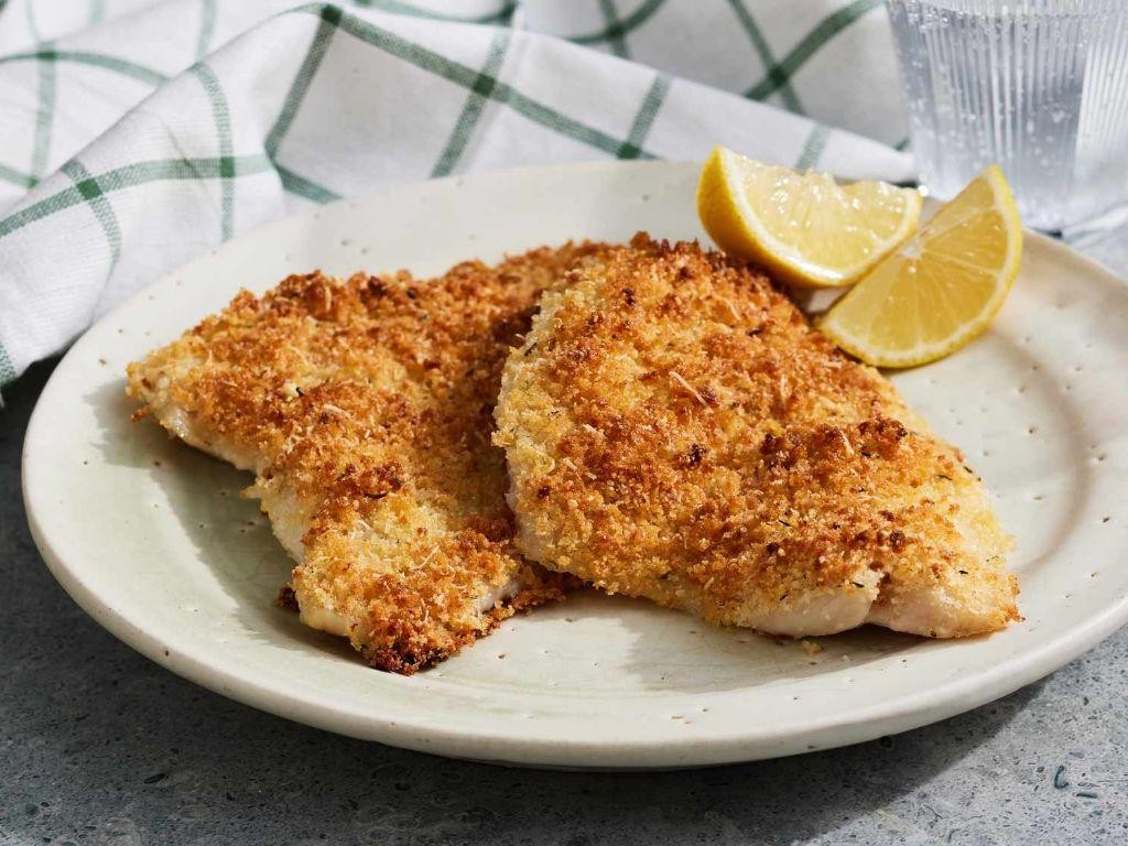 Panko-Crusted Pan-Fried Flounder