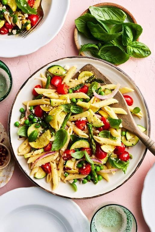 Pasta Primavera Salad with Fresh Herbs