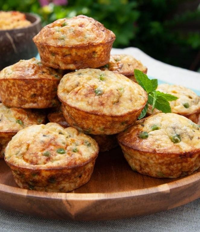 Pea and Mint Muffins