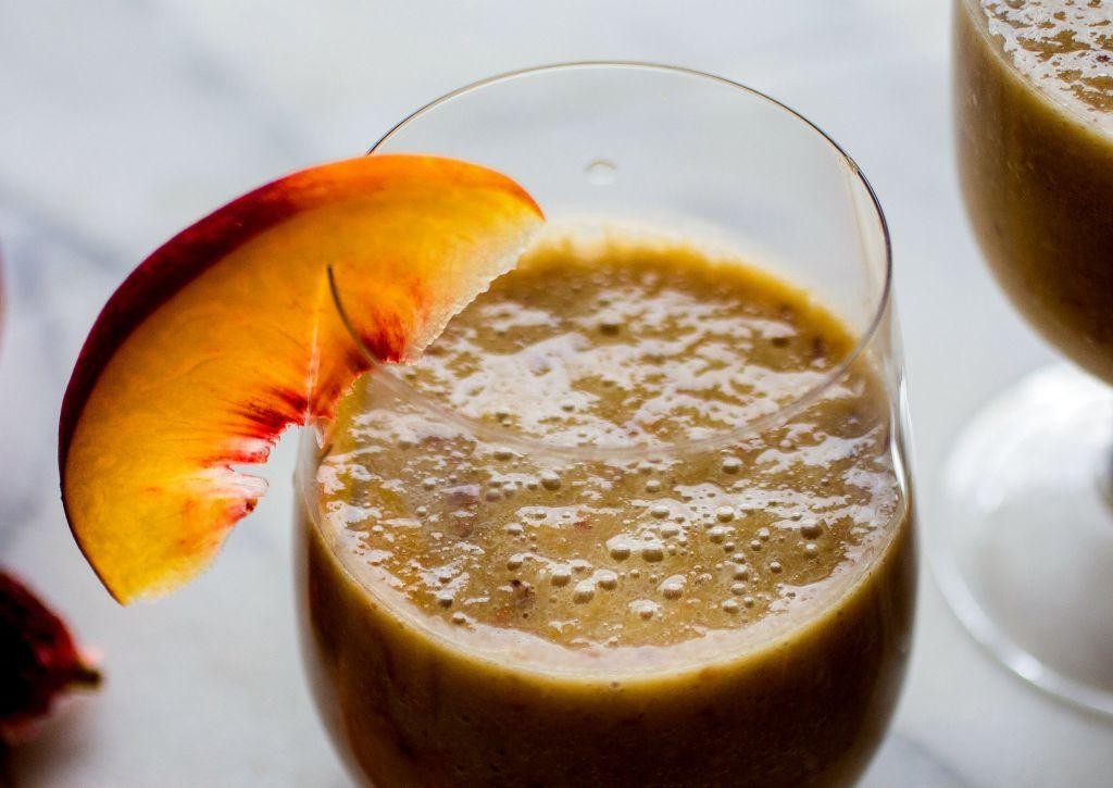 Peach Almond Smoothie Pops