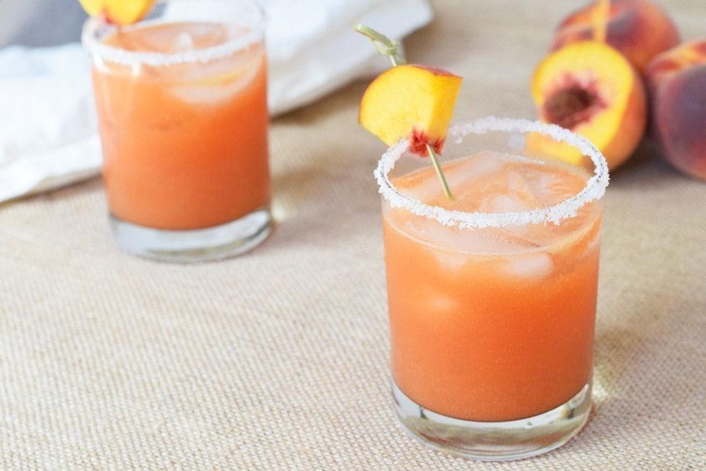 Peach Vodka Margarita