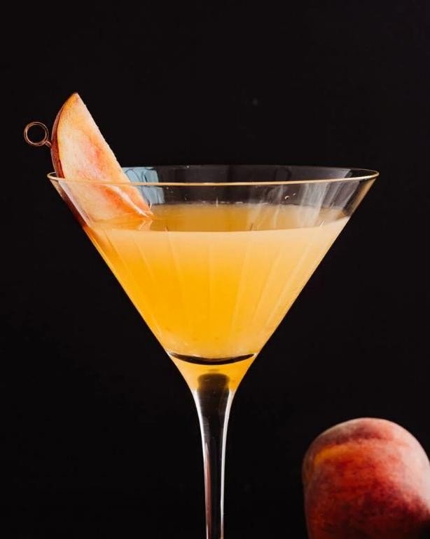 Peach Vodka Martini