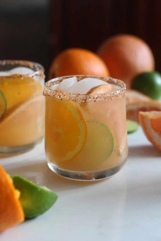 Peach Vodka Paloma