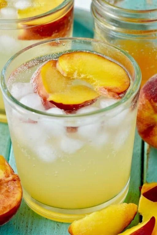 Peach Vodka Smash