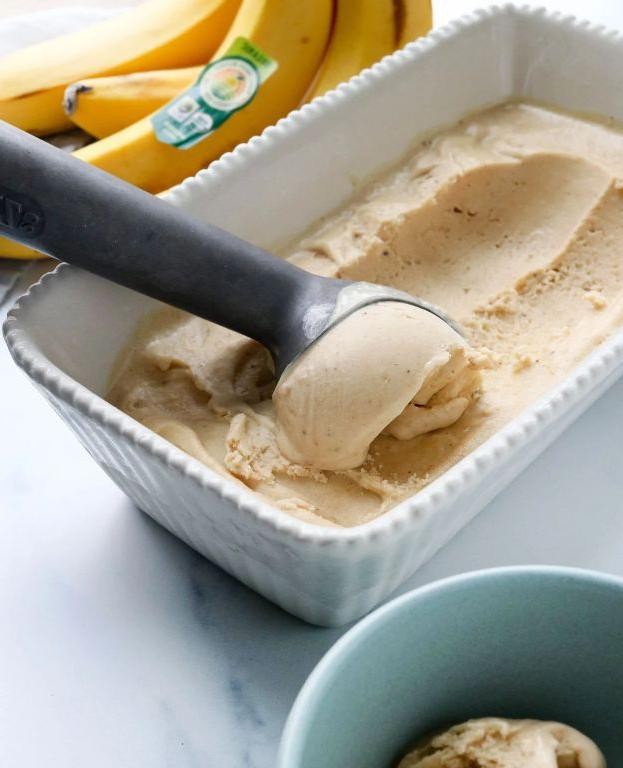 Peanut Butter Banana Sugar-Free Ice Cream