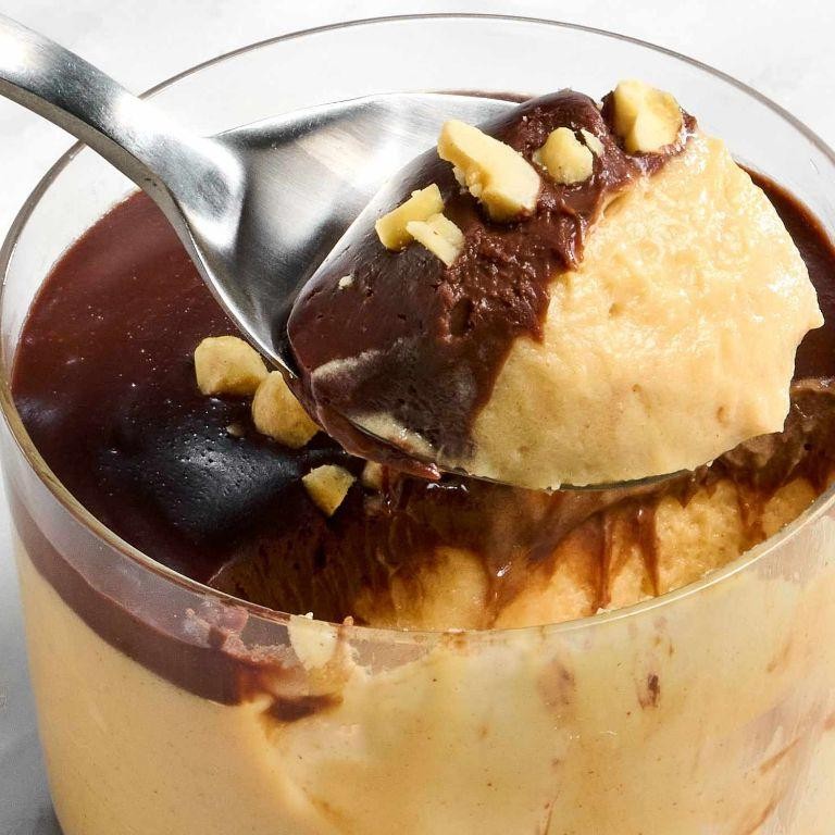 Peanut Butter Chocolate Bavarian Cream