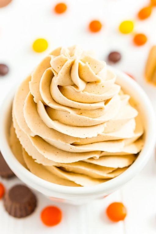 Peanut Butter Whipped Buttercream Frosting