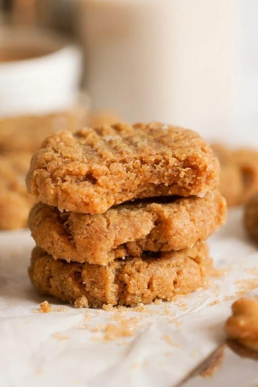 Peanut Butter and Almond Cookies