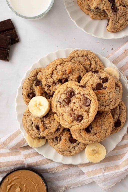 Peanut Butter and Banana Cookies