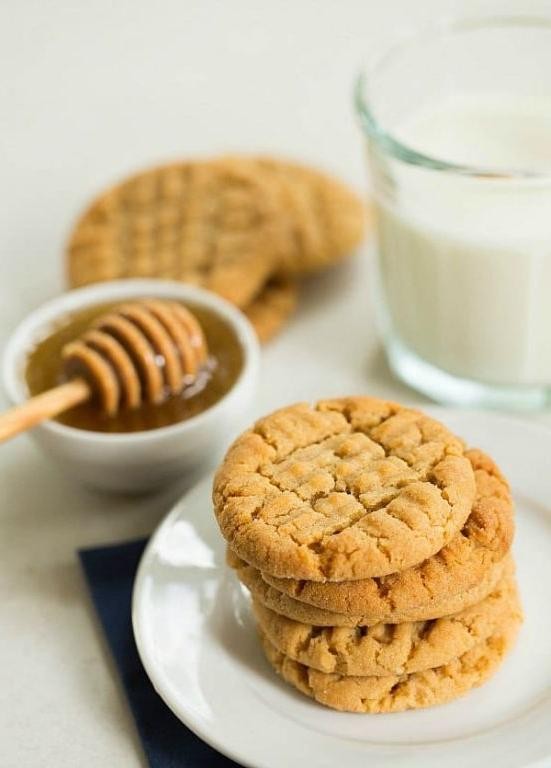 Peanut Butter and Honey Cookies