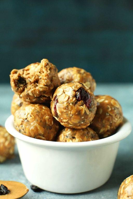 Peanut Butter and Jelly Energy Balls