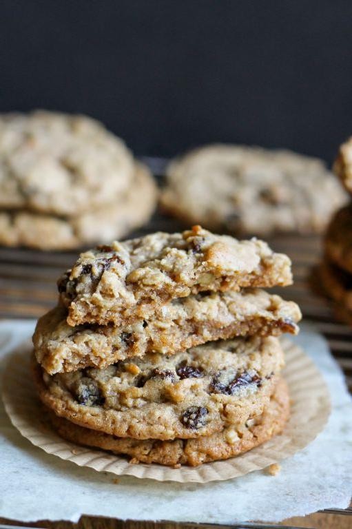 Peanut Butter and Raisin Cookies