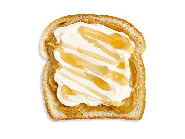 Peanut Butter and Yogurt Sandwich