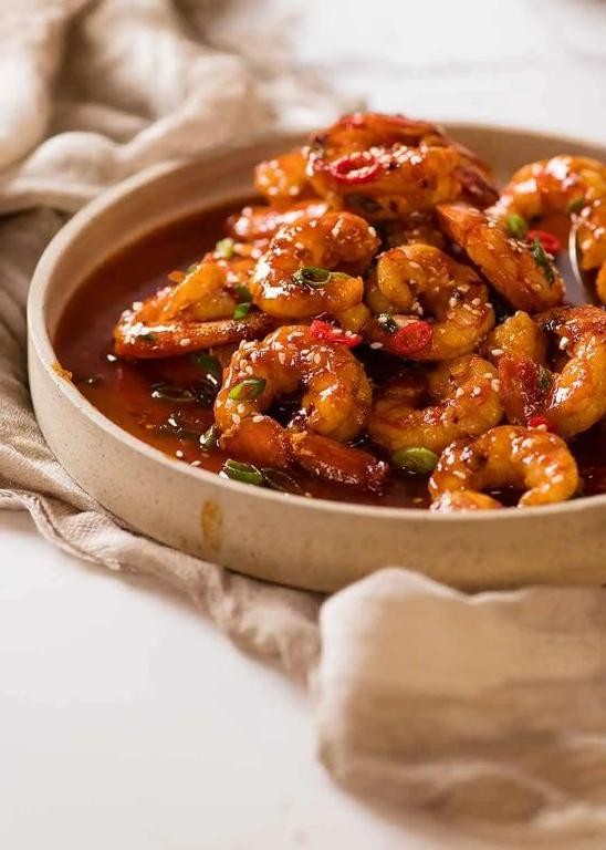 Pepper Garlic Prawns Indo-Chinese Style