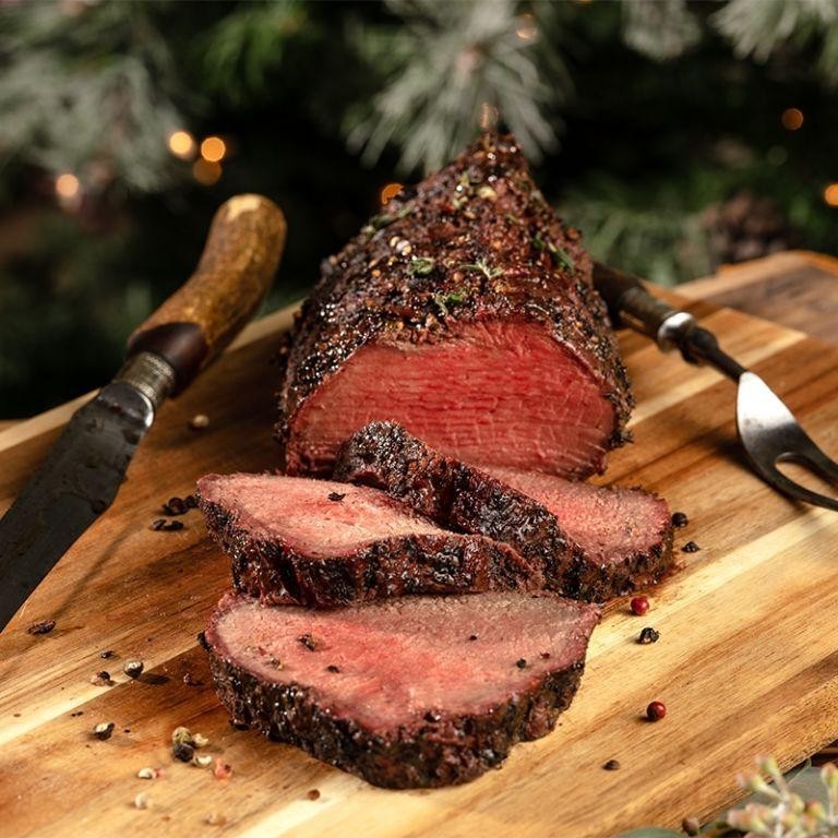 Peppercorn Crusted Sirloin Tip Roast