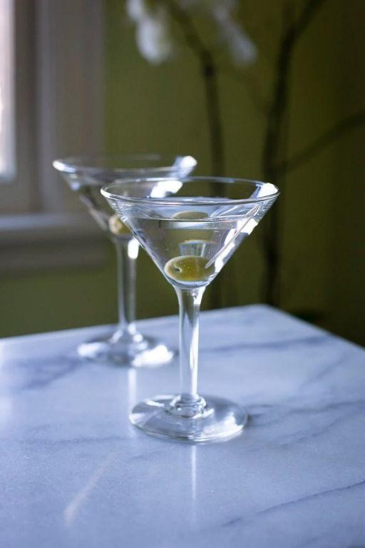 Perfect Gin Martini with Vermouth