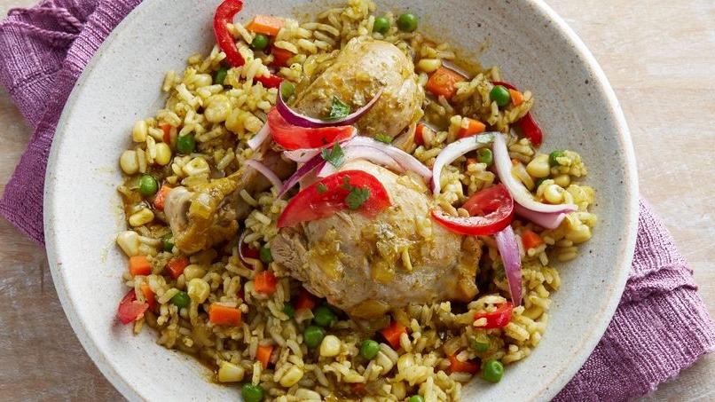 Peruvian Arroz con Pollo