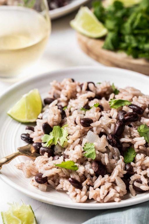 Peruvian Rice with Black Beans