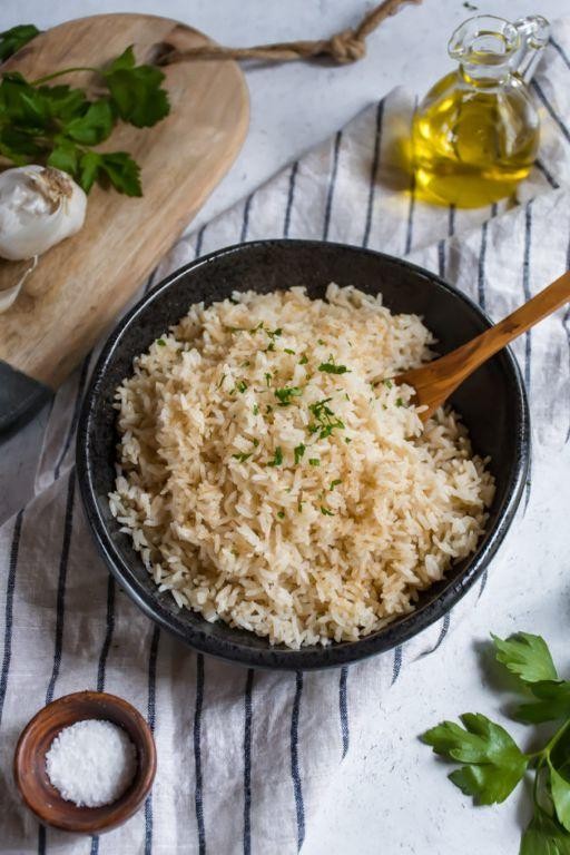 Peruvian Rice with Mushrooms and Cheese