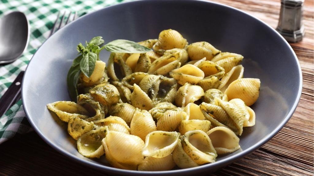 Pesto and Pine Nut Conchiglie
