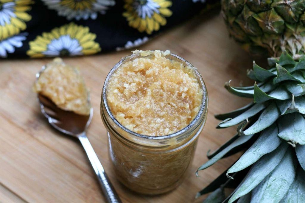 Pineapple Freezer Jam with Coconut