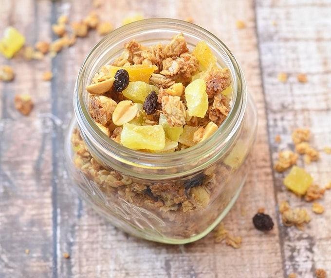 Pineapple Granola Clusters