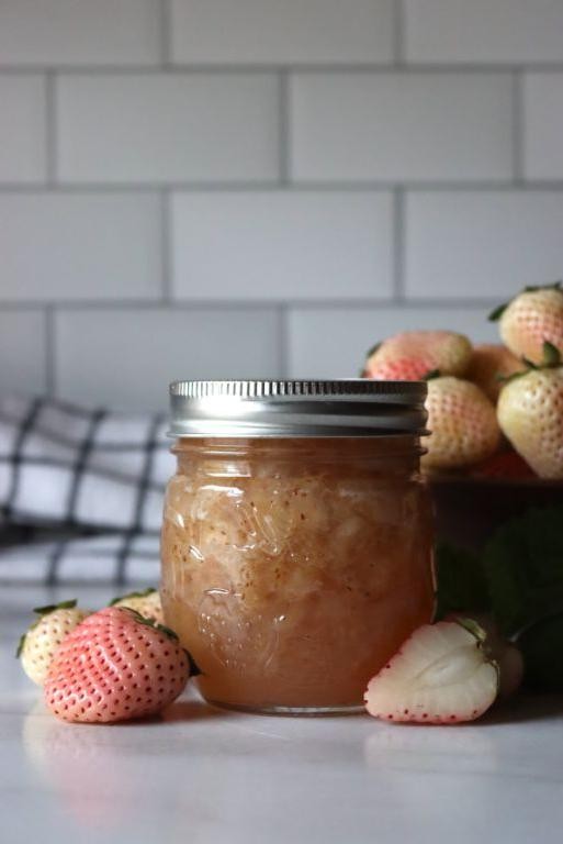 Pineberry Jam with a Hint of Lime