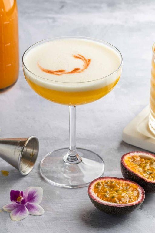Pisco Sour with Passion Fruit