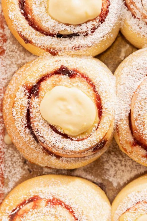 Plum Cinnamon Roll-Ups
