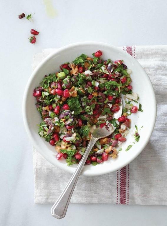 Pomegranate Mint Salsa