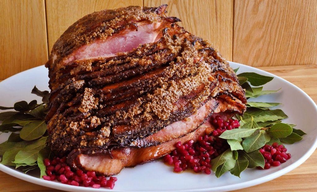 Pomegranate Molasses Spiral Ham