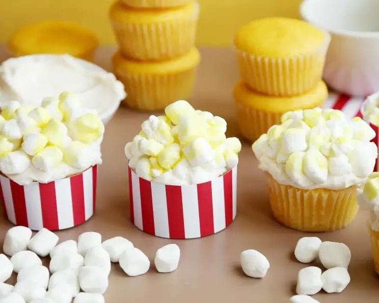Popcorn Cupcakes
