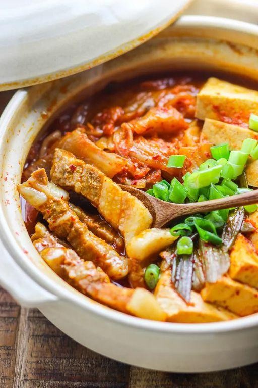 Pork Belly Kimchi Stew (Kimchi Jjigae)