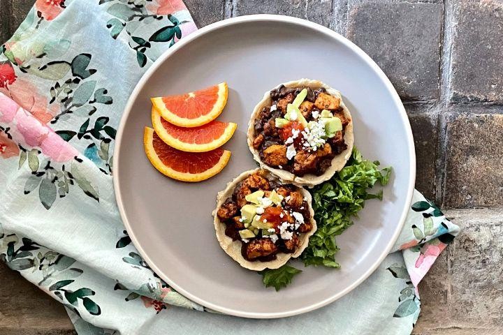 Pork Sopes with Black Beans